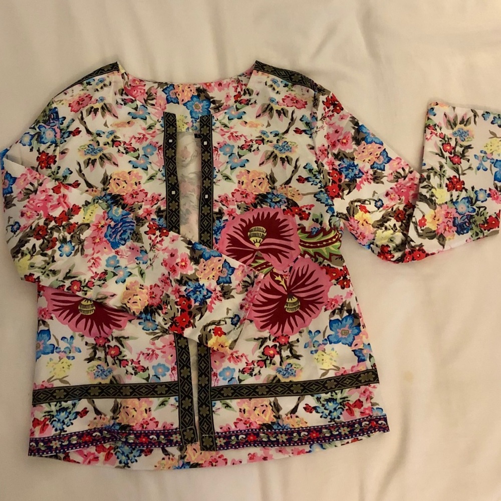 Floral blazer